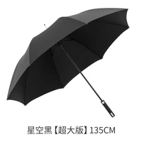 large black umbrella long handle business adult windproof uv protection fashion umbrella paraguas mujer rain gear bd50uu