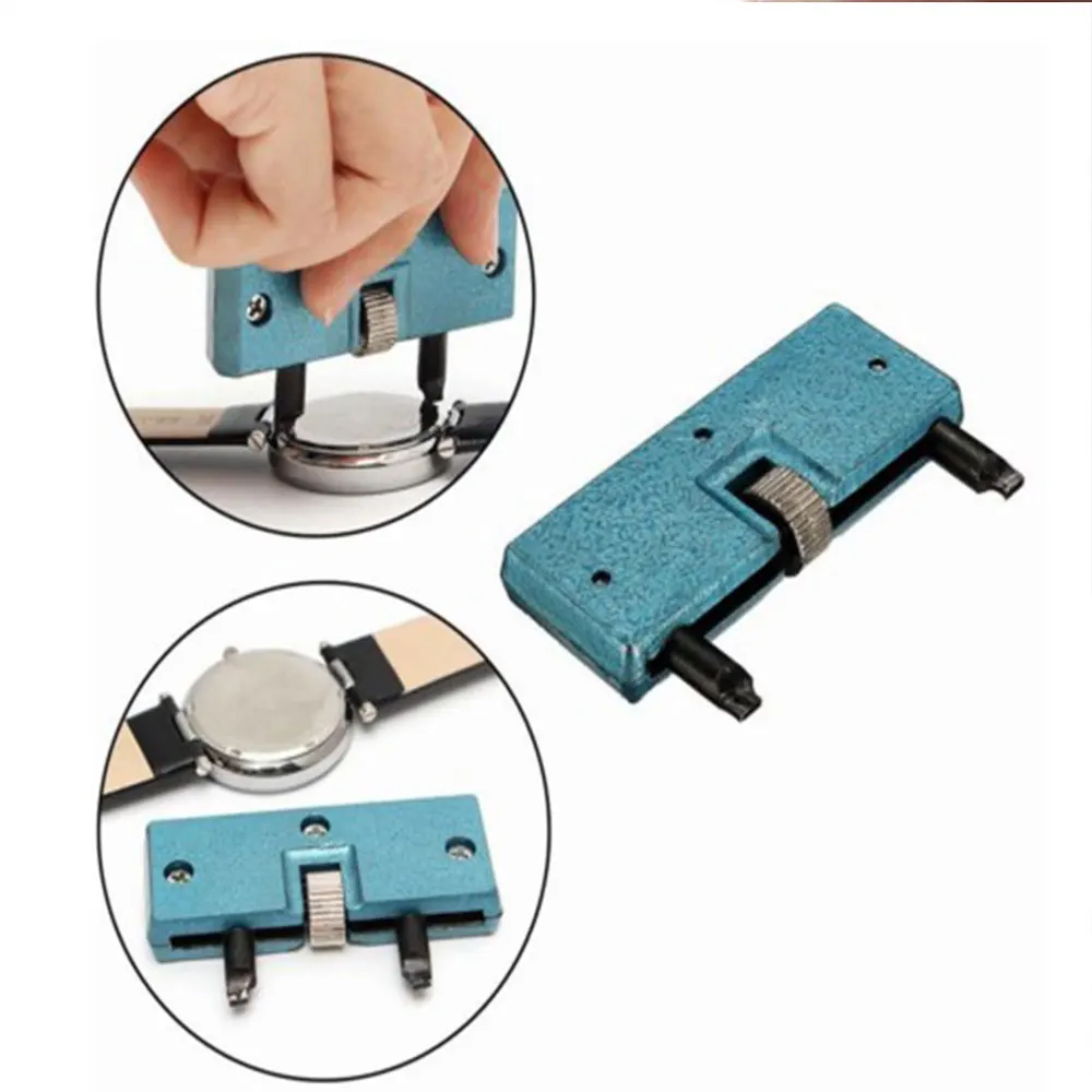 Repair table tool portable two - pin large caliber opener open the back cover of watch for battery round mouth | Инструменты