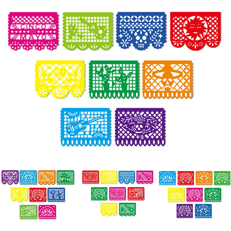 Новинка 2019 украшение для мексиканской тематической вечеринки флаги баннер День