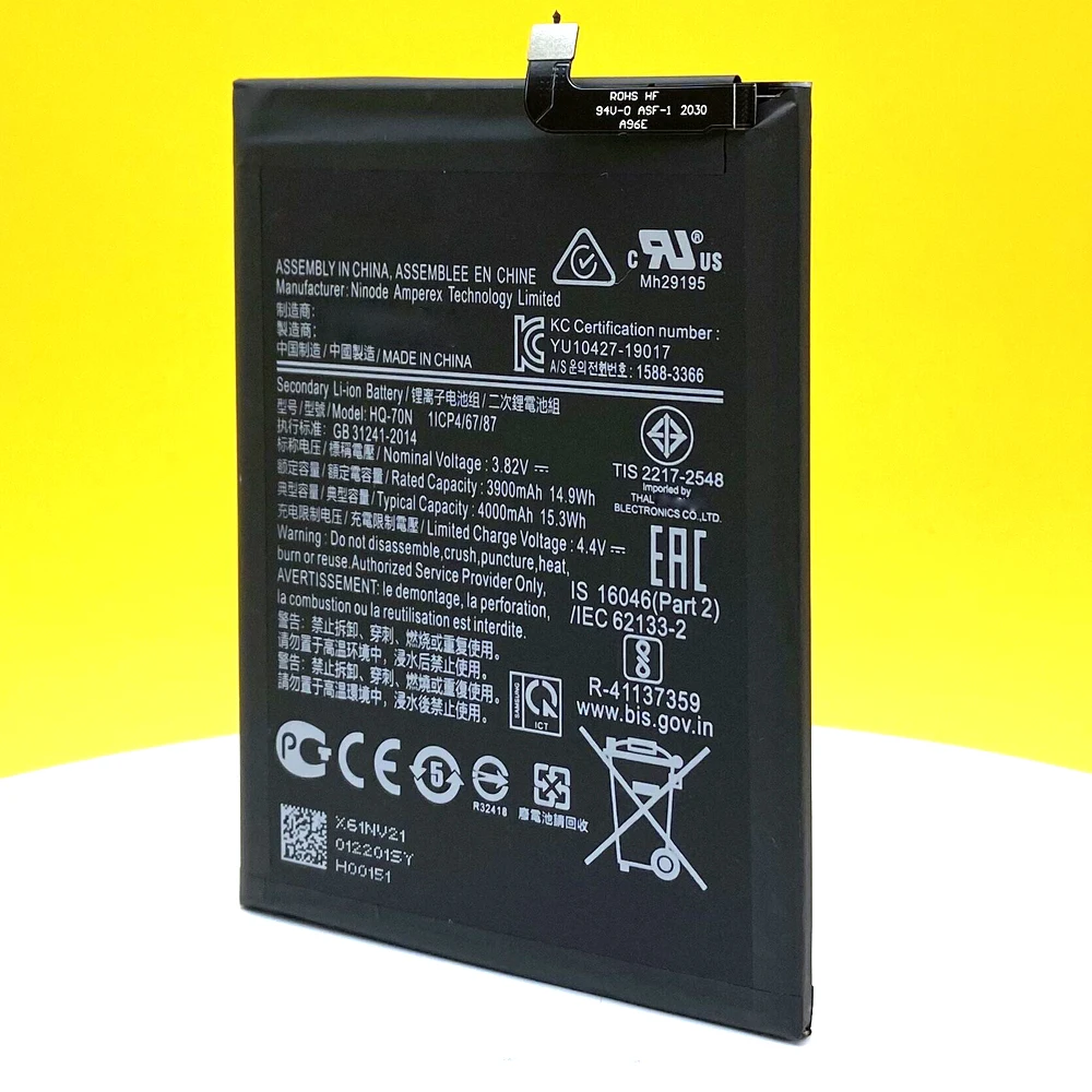 100 new original hq 70n battery for samsung galaxy a11 a115 sm a115 mobile phone high quality free global shipping