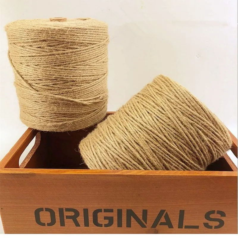 3 мм грубая импортная Высококачественная пеньковая веревка оригинальная