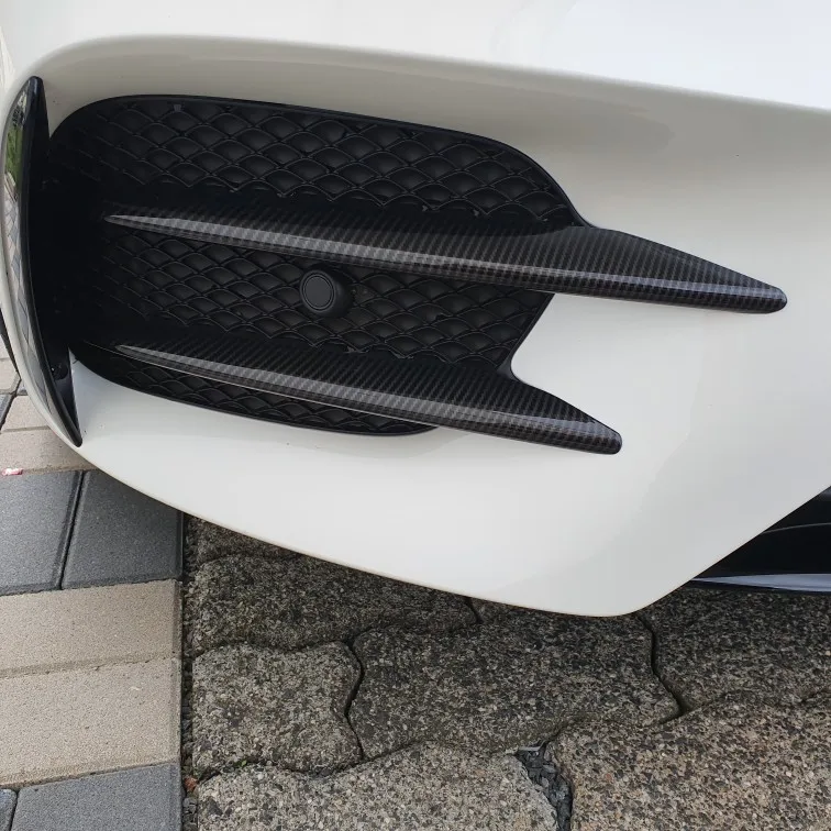 4 шт. передние противотуманные фары из углеродного волокна для Mercedes Benz W213 E Class 2016