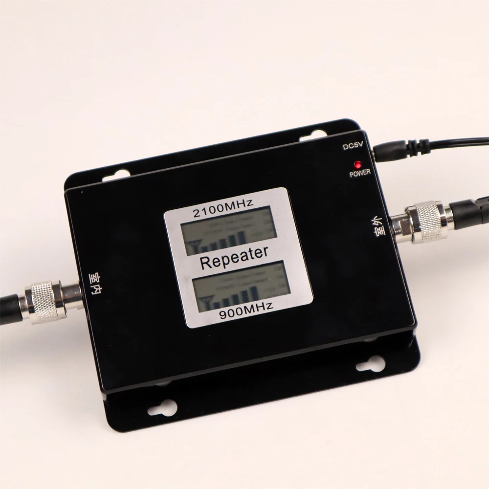 Двухдиапазонный усилитель 3G повторитель двойной дисплей GSM 900MHz UMTS 2100MHz сотовый