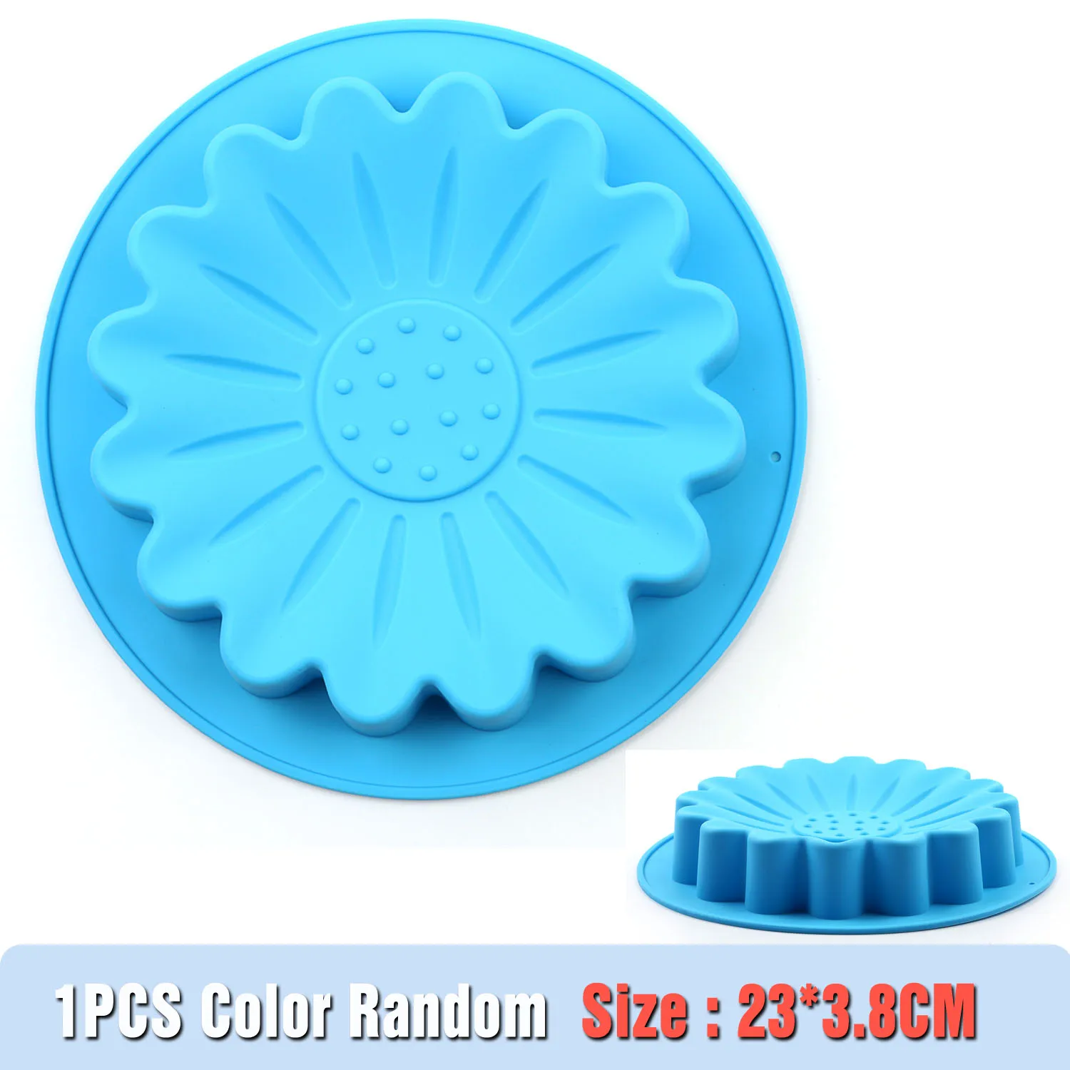 

Silicone Cake Mold Large Flower Mold Cake Pan Baking Mold Food Grade Silicone Mold Non-stick for Birthday party bread,fruit pie