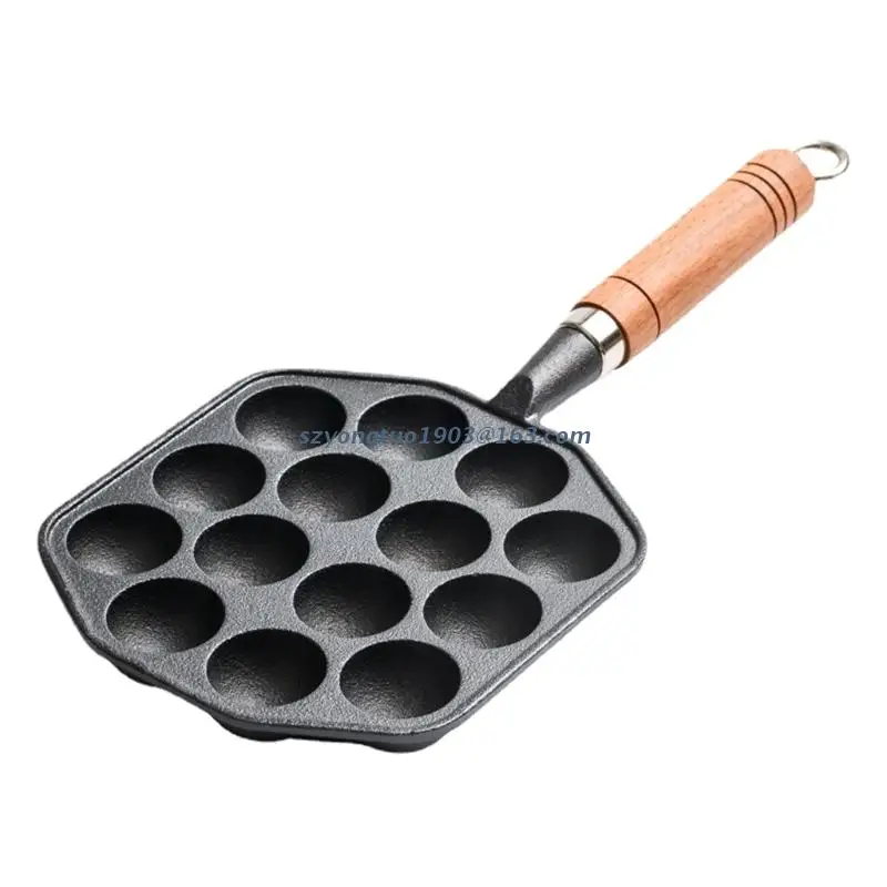 Чугунная антипригарная сковорода Takoyaki P82C для гриля/кухонная тарелка готовки |