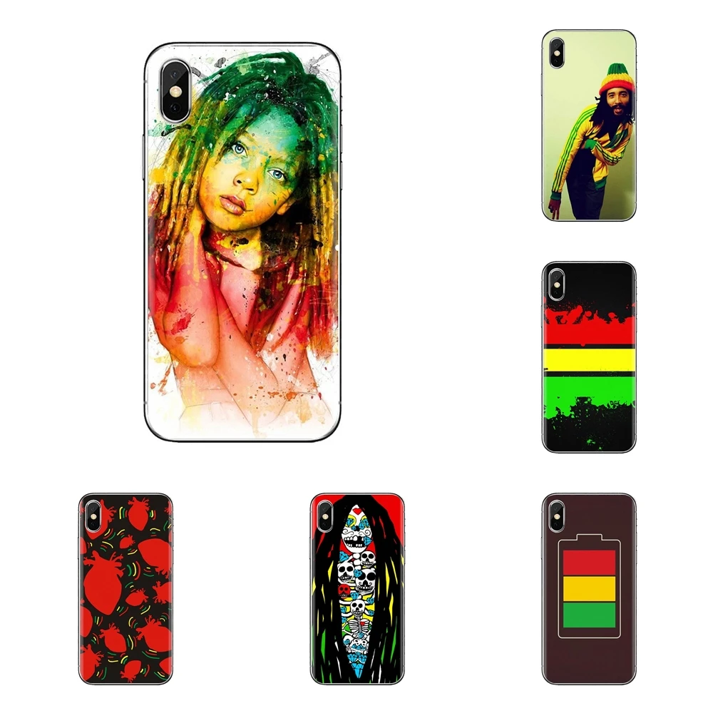 Phone Shell Case Reggae Red Gold Green Jamaican For Sony Xperia Z Z1 Z2 Z3 Z5 compact M2 M4 M5 E3 T3 XA Aqua LG G4 G5 G3 G2 Mini |