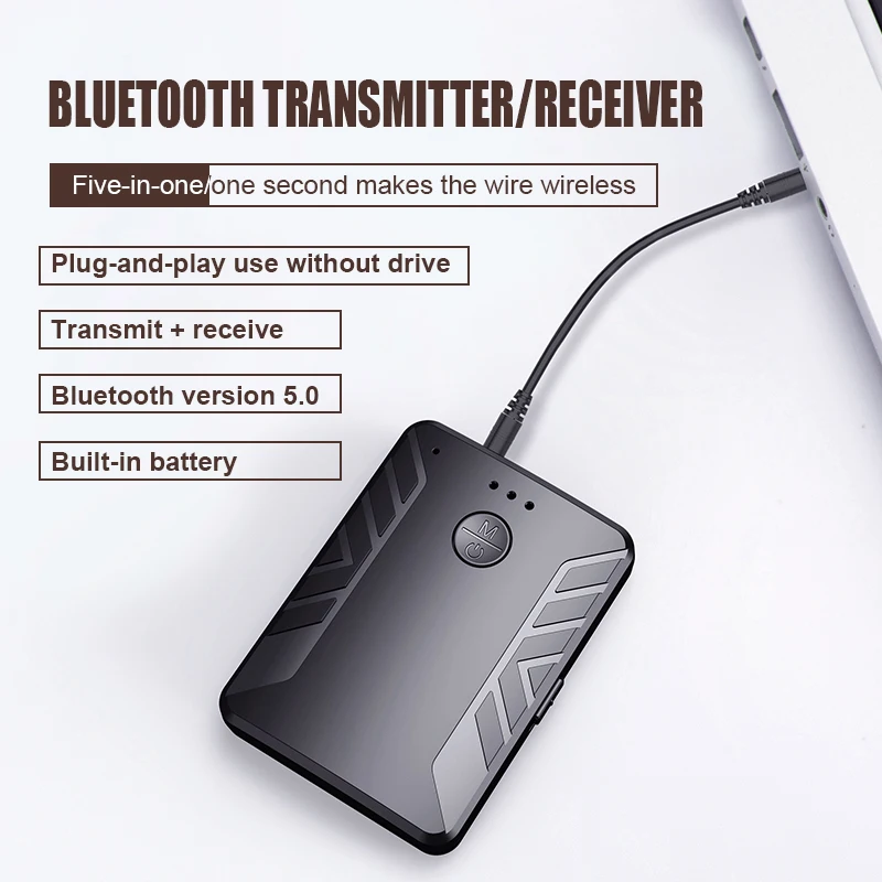 

Новый Bluetooth аудио передатчик Рецептор 2 в 1 гарнитуры приемник вызов с микрофоном ТВ ПК Автомобильные колонки стерео Музыка Аудио передатчик