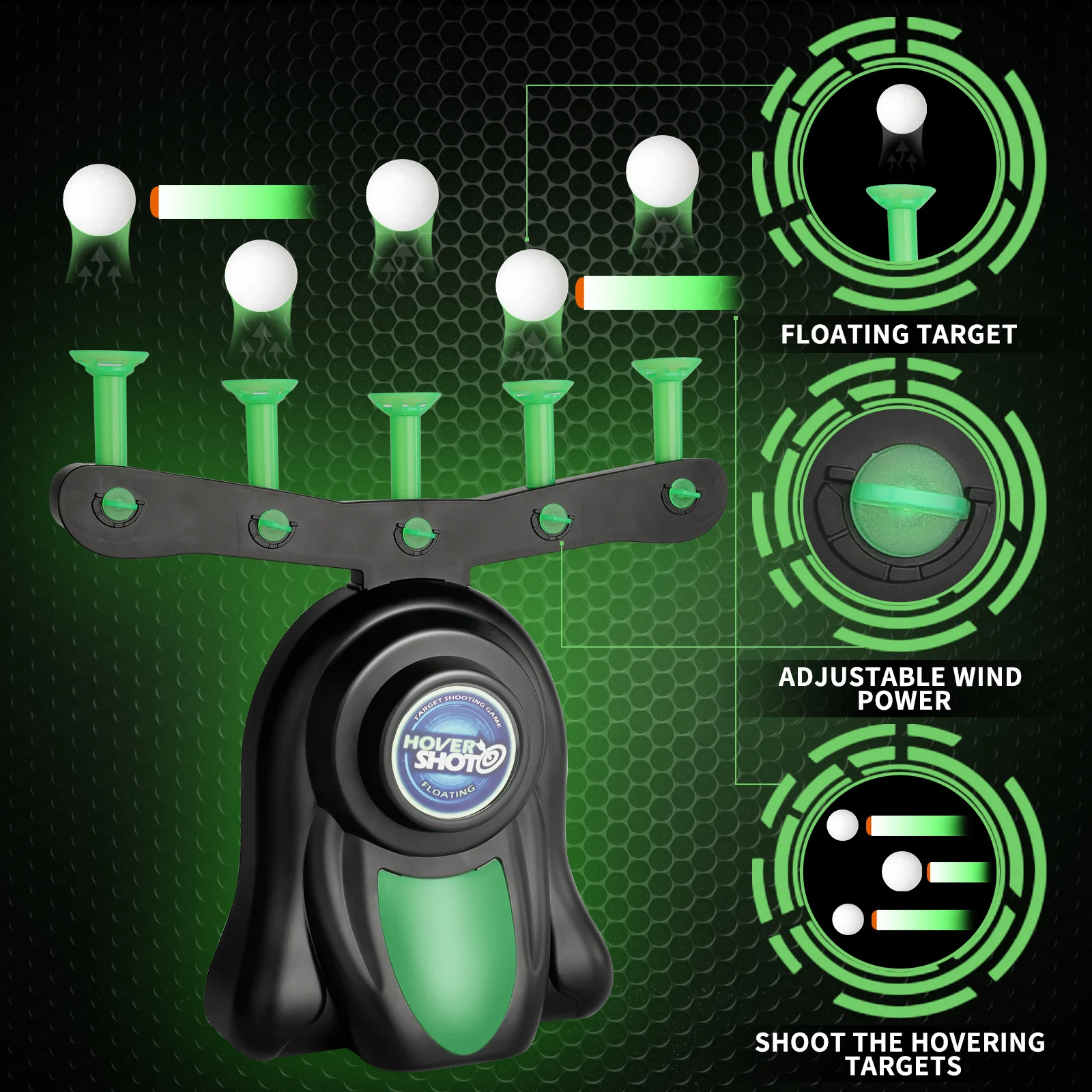 Электрическая подвеска летающий шар 700 пуль игрушка для детей стрельба игры