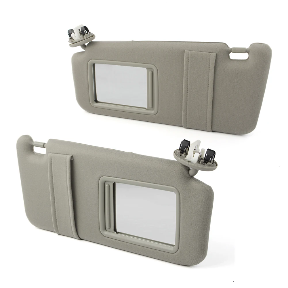 1pair Car Sun Visor Set Sunshade Shield For Toyota Camry Hybrid 2007 2008 2009 2010 2011 Right &amp Left With Vanity Light - купить по