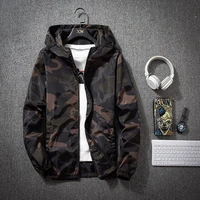 camouflage lightweight jackets men hooded slim fit long sleeve zipper coat army tactical military jackets men clothing 2020