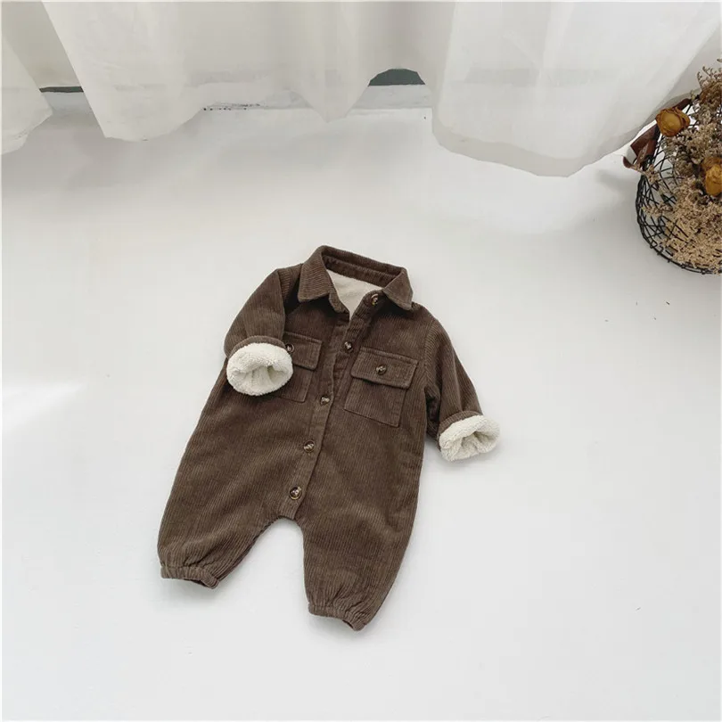 Комбинезон для маленьких мальчиков зимний детский комбинезон джентльменов