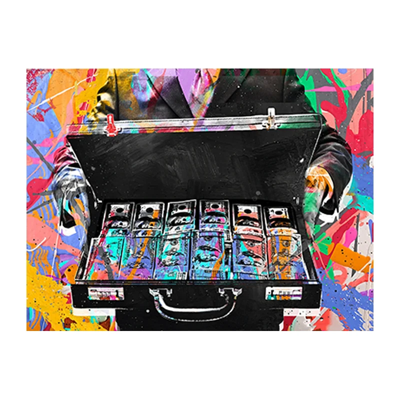 

Abstract Money Graffiti Art Canvas Paintings Inspirational Canvas Art Posters And Prints Street Art Pictures For Living Room