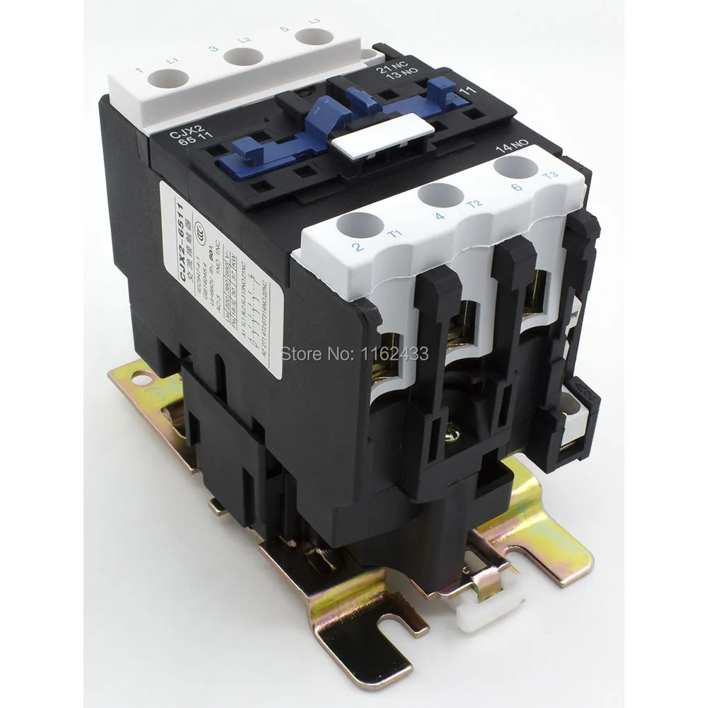 CJX2 6511 65A AC 110V 3P NO + NC пускатель 65 LC1 D65 series 110VAC контактор|ac contactor|contactor ac110v contactor |