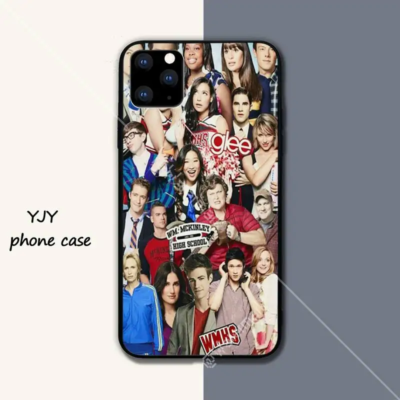Yinuoda GLEE черный мягкий чехол для телефона iphone se 2020 6 6s 7 8 plus x xs max xr 11 12 pro funda |