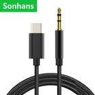 Переходник с Type-C на 3,5 мм, Aux аудио кабель, гарнитура, динамик, наушники, Автомобильный Кабель Aux для Samsung S20, Huawei Mate 10, 20, P20 Pro