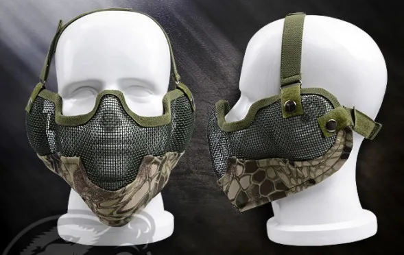 Защитная маска на половину лица для ушей, тактическая защитная маска CS, TMC WG для стрельбы, оборудование для военных фанатов