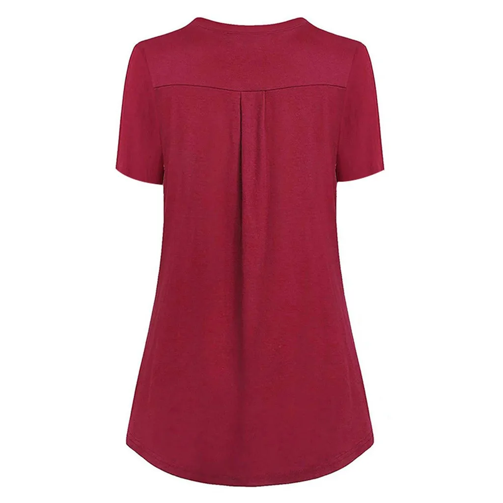 2020 женская блузка для беременных с коротким рукавом однотонные топы кормящих мам