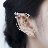 elf ear cuffs clip on earrings filigree fairy wrap earring elven cosplay costume m2ea