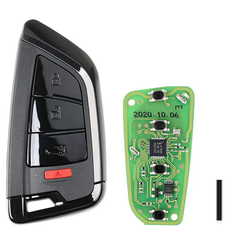 XHORSE XSKF21EN VVDI 4 кнопки дистанционный автомобильный ключ универсальный нож Memoeial