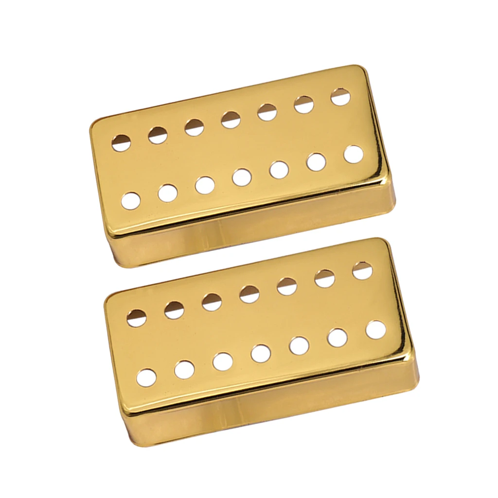 Комплект из 2 предметов чехлы для Humbucker латунные Чехлы электрогитары музыкальная