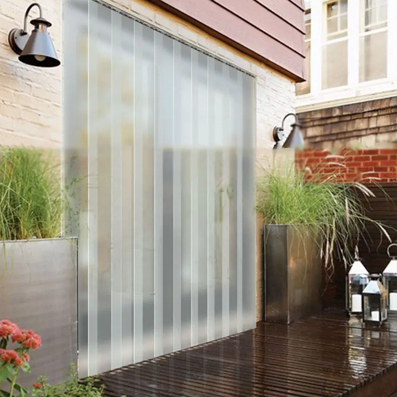 Новая дверная занавеска из ПВХ 1 шт. матовая ветрозащитная мягкая для