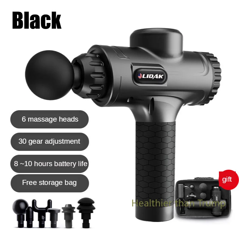 LIDAK Massage Gun Muscle Pain Management Fascia Deep Relaxation Fitness Massager Therapy | Красота и здоровье