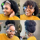 SIYO кудрявые головные парики боб вырез Фея парики из человеческих волос малайзийские афро кудрявые вьющиеся парики для черных женщин без клея Remy машинная работа парик