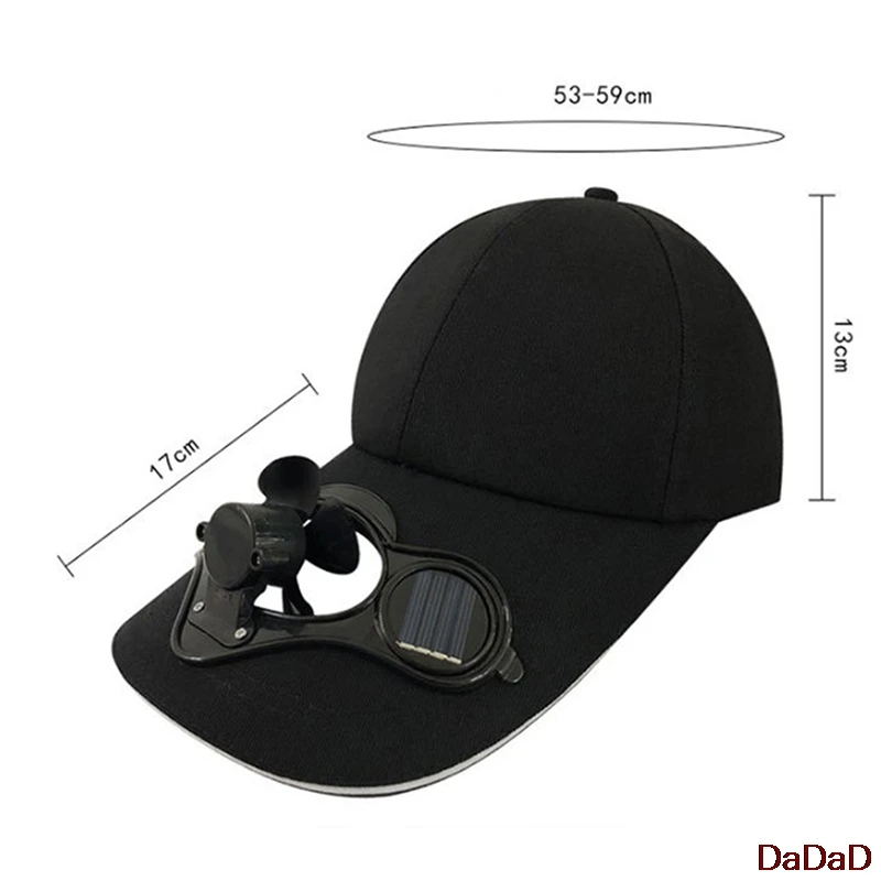 

Summmer Creative Sun Hat Solar Fan Cap Children Cap Baseball Outdoor