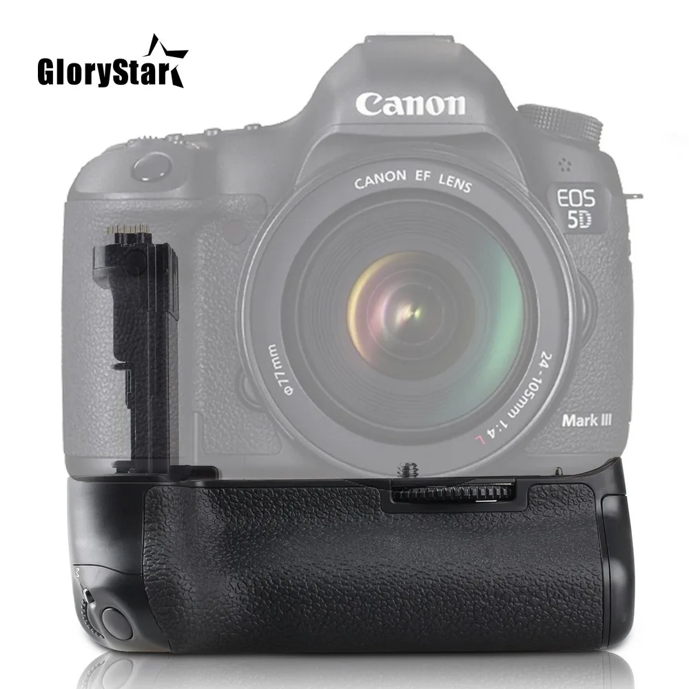 Вертикальный держатель для камеры GloryStar батарей Canon EOS DSLR 5D Mark III 5DIII 5D3 сменная