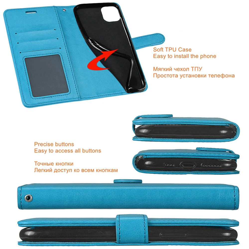 Для Nokia 2 4 чехол простой кошелек Флип PU кожаный для Nokia2.4 TA 1277 1275 1274 1270
