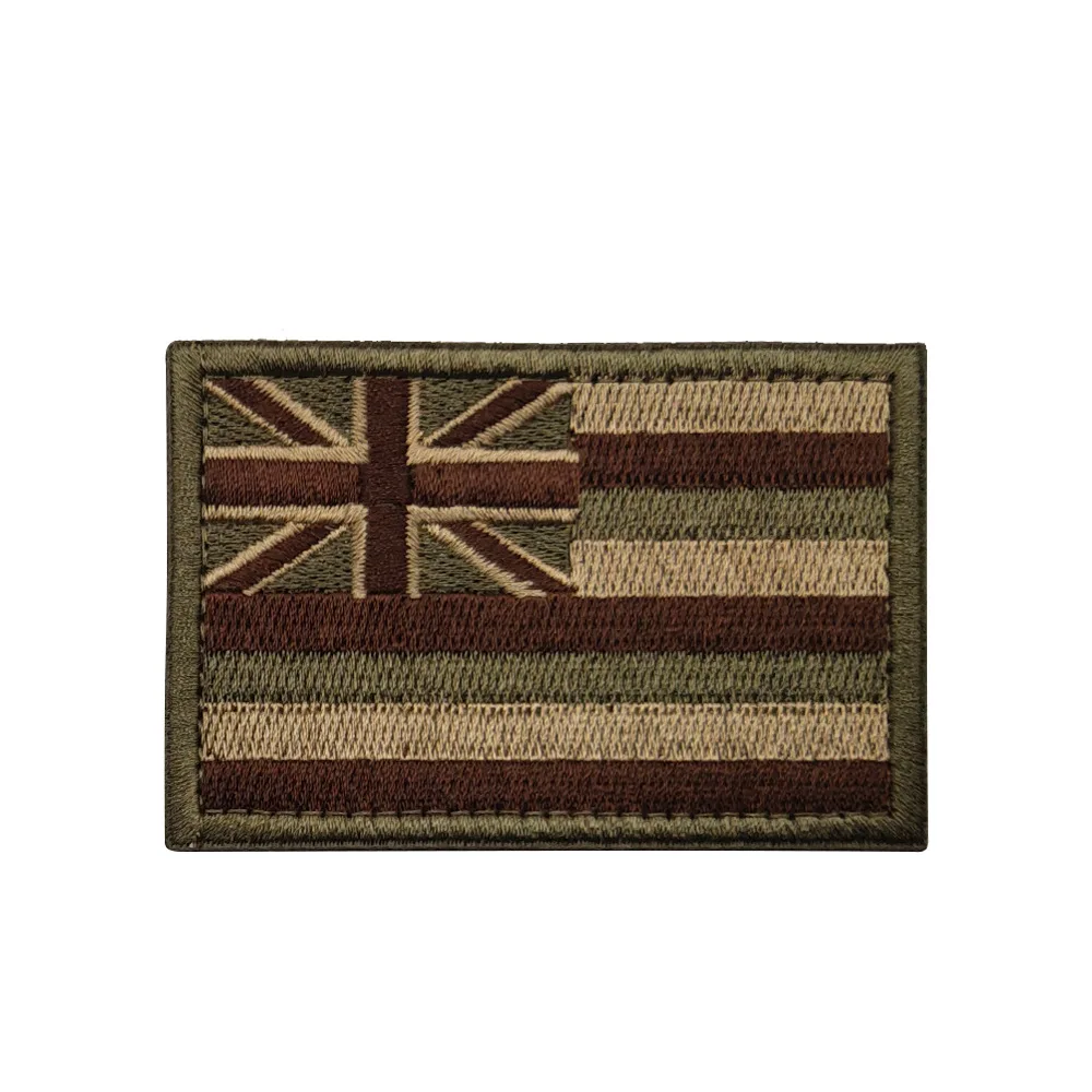 Нашивки с вышивкой в виде флага США Нью-Йорк небракка Гавайская Тактическая