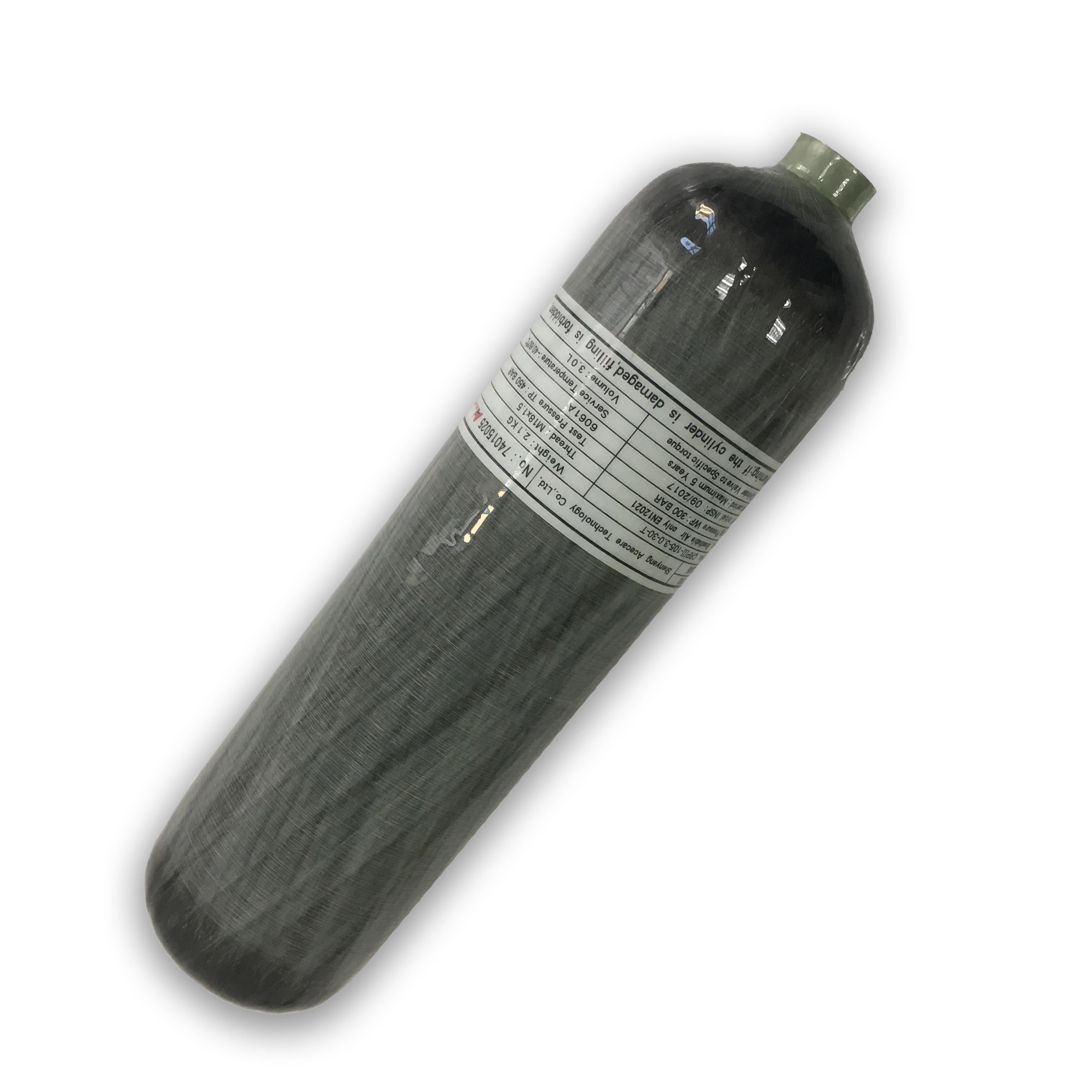 Резервуар для пейнтбола Acecare 2 л/3 л резервуар из углеродного волокна Hpa 4500Psi Pcp ВВС