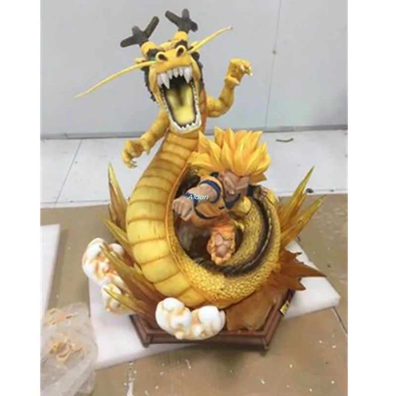 2" Dragon Ball Z статуя Супер Saiyan бюст Дракон кулак полноразмерный портрет Somero Сон Гоку GK экшн-модель игрушечная коробка 60 см Z2834
