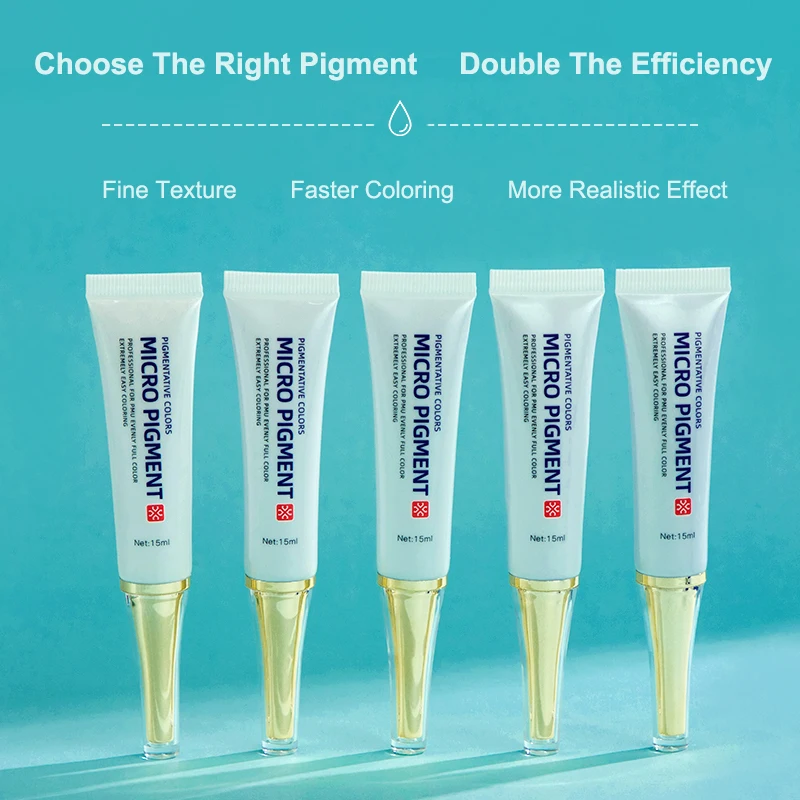 1 шт. 15 мл органические микроблейдинг пигмент полуперманентный макияж Чернила