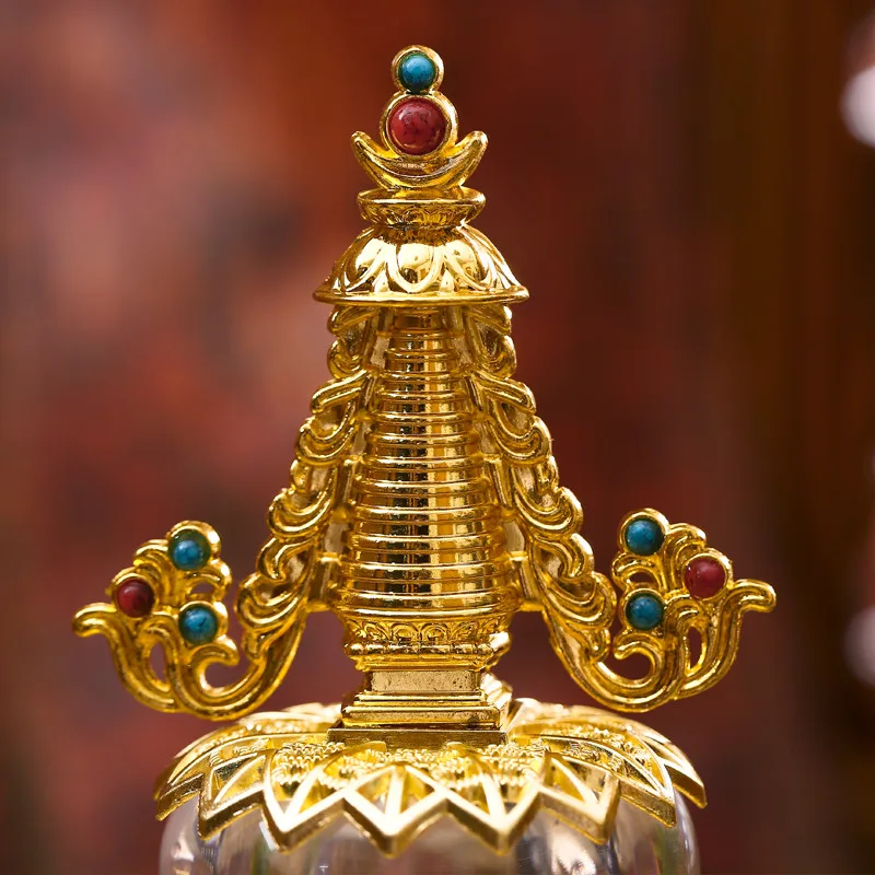 Тибетские поставщики золотого металлического сплава изысканный дизайн лотоса