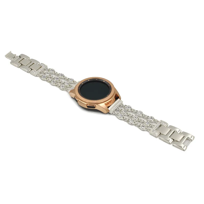 Ремешок из нержавеющей стали для Samsung Gear S2/Galaxy Watch 42 мм браслет на цепочке со