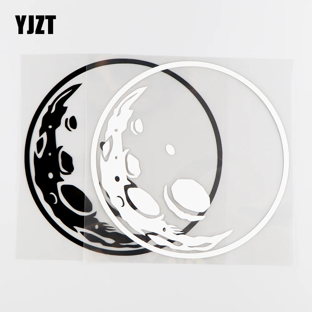 

YJZT 15.1X15.1CM Mysterious Planet Interesting Vinyl Car Sticker Decal Black / Silver 10A-0198
