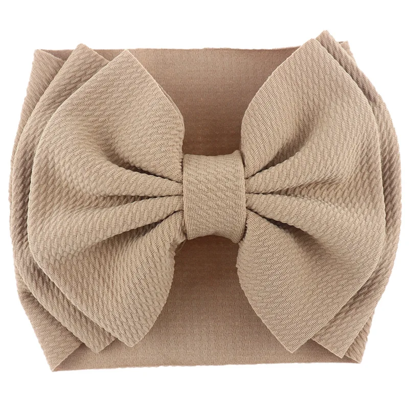 7 ''большой двойной слой волос бант повязка на голову для Ребенка Девушки