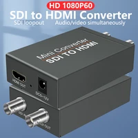 sdi to hdmi converter with sdi loop out 1080p60hz sdhd3g sdi audio video converter for camera projector sdi dvr