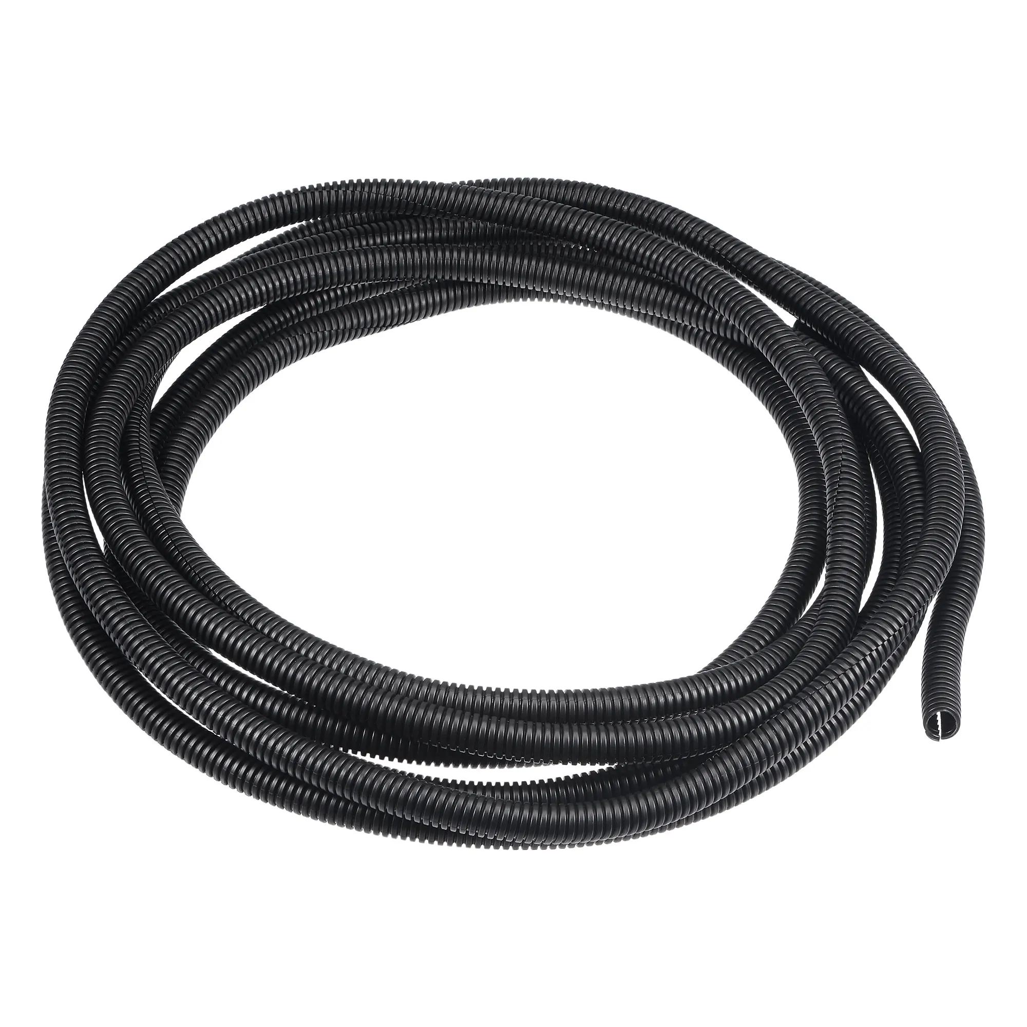 

Uxcell 9 x 12 mm PP Split Corrugated Conduit Tube 5M for Garden Office Black