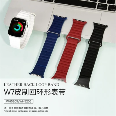 Кожаный ремешок-петля для apple watch 5, apple watch 4, 40 мм, 44 мм, correa iWatch, ремешок 42 мм, 38 мм, браслет, Аксессуары для наручных часов