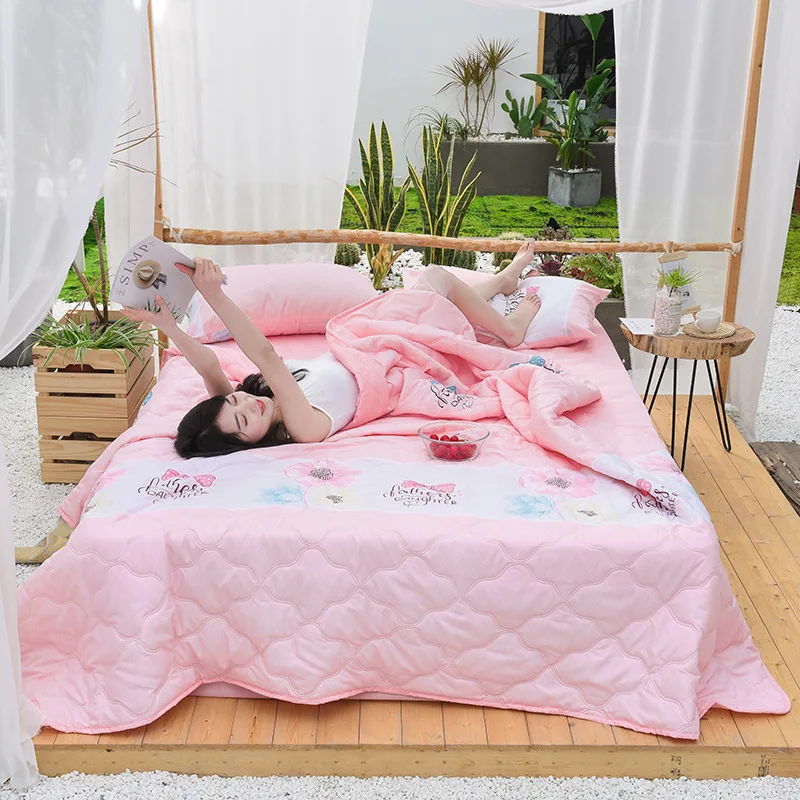 Постельное белье с принтом фламинго 200x230 см удобное 2018 мягкое Клетчатое одеяло