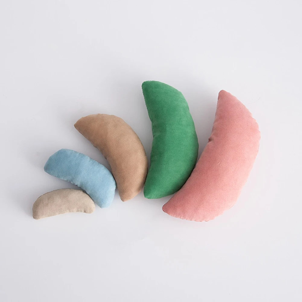 

6pcs/Set Baby Photography Donut Ring Pillow Infant Shooting Posing Props No Harm To Baby's Skin Soft And Comfortable Photo Props
