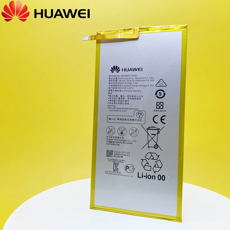 

8" Huawei Mediapad T3 8.0 Battery/KOB-L09/W09/9.6" Mediapad T3 10.0 Battery/AGS-W09/L09/L03/BZA-W00/L00 HB3080G1EBC HB3080G1EBW