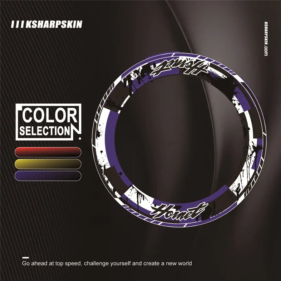 4 х Толстые края внешний обод наклейка полоса колеса Светоотражающие наклейки