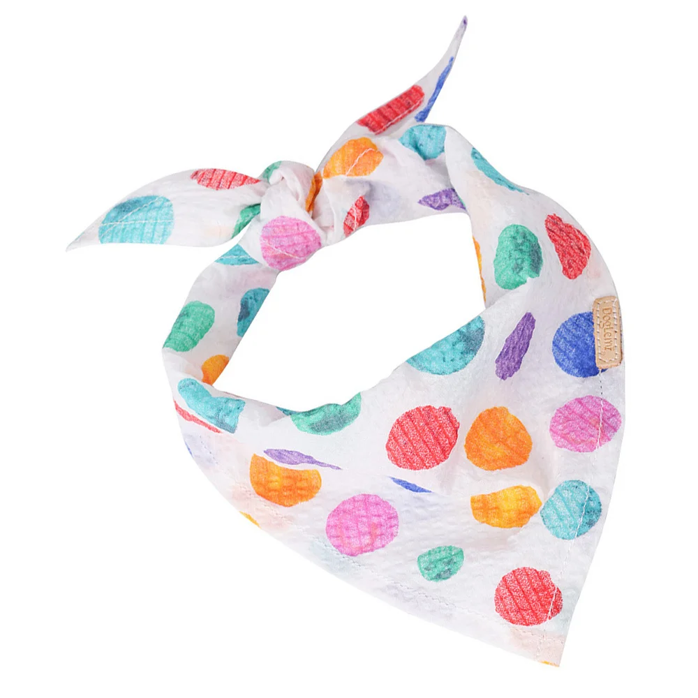 

Summer Pet Cat Dog Bandana Collar Neckerchief Triangle Neck Scarf Saliva Towel