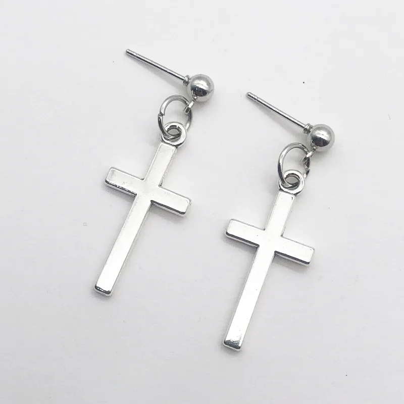 Модная Подвеска Крест Кастилия висячие серьги панк ювелирные изделия для крутых