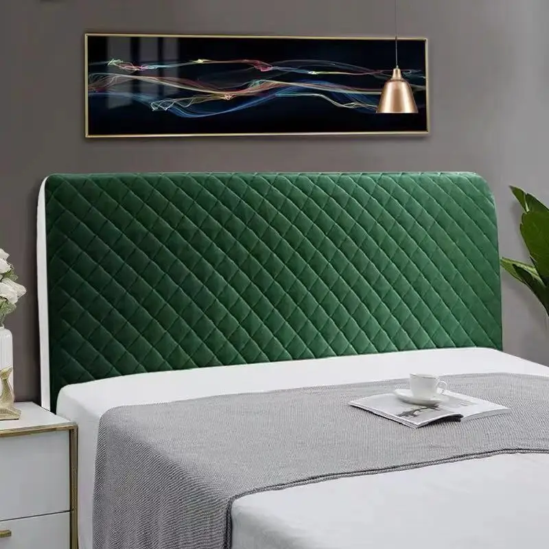 Темно-зеленый осенне-зимний Мерсеризованный бархатный стеганый утолщенный