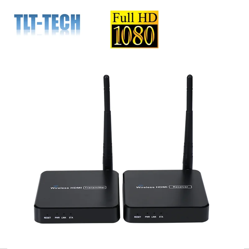 100M Wireless HDMI Extender 2.4GHz/5GHz 1080P Wifi 1.3 Audio Video Sender Transmitter Receiver With IR Support HDCP1.2 HDTV |