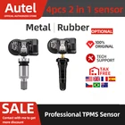 4 шт. Autel давления воздуха в шинах Mx-Сенсор 315 МГц 433 Сенсор Инструменты для ремонта шин 2 в 1 давления воздуха в шинах Сенсор Универсальный Автомобильный шиномонтажный ремонтный датчик Сенсор программирования